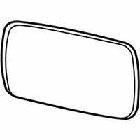 OEM 2010 BMW X3 Mirror Glas, Convex, Right - 51-16-3-455-598