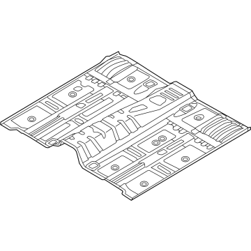 OEM Kia Sorento Panel Assembly-Floor, Ctr - 65100P4000