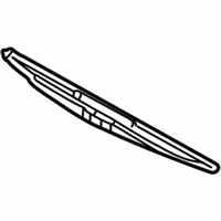 OEM 1997 Jeep Wrangler Blade-WIPER - WBF00017AB