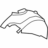 OEM BMW Z4 Cover, Wheel Arch, Rear Section, Front Left - 51-77-7-213-427
