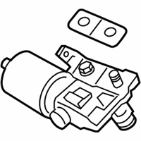 OEM 2013 Hyundai Sonata Windshield Wiper Motor Assembly - 98110-1U000