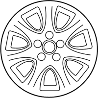 OEM 2011 Toyota Camry Wheel, Alloy - 42611-06390
