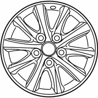 OEM 2010 Toyota Camry Wheel, Alloy - 42611-33770