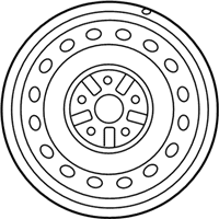 OEM 2011 Toyota Camry Wheel, Steel - 42611-33541