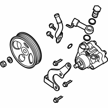 OEM 2020 Nissan Frontier Pump Assy-Power Steering - 49110-9BT1A