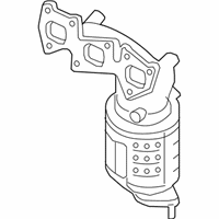 OEM Hyundai Santa Fe Exhaust Manifold Catalytic Assembly, Right - 28510-3E740