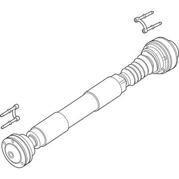 OEM 2022 Ford Bronco SHAFT ASY - DRIVE - MB3Z-4A376-H