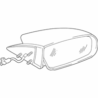 OEM 2005 Chrysler Sebring Outside Rear View Mirror - MR611886
