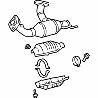 OEM 2008 Toyota FJ Cruiser Converter & Pipe - 17450-31030