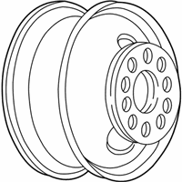 OEM 1991 GMC C3500 Wheel - 14005758