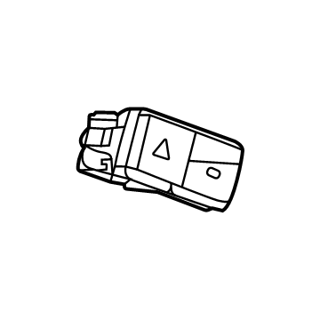 OEM 2022 Chevrolet Corvette Hazard Switch - 23392579