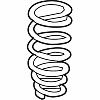 OEM 2009 Cadillac CTS Coil Spring - 25957801