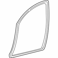 OEM Cadillac Surround Weatherstrip - 25721147