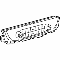 OEM Buick Dash Control Unit - 39113539