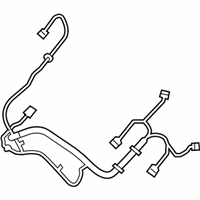 OEM Jeep Wrangler Battery Wiring - 68058693AB