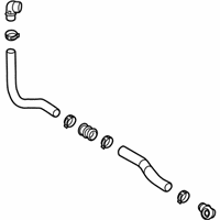 OEM 2018 Hyundai Sonata Hose Assembly-Radaator, Lower - 25415-E6000