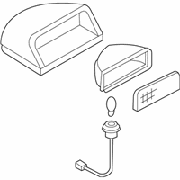 OEM 2008 Nissan Altima Lamp Assembly-Stop, High Mounting - 26590-JA00A