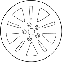 OEM 2016 Nissan Rogue Wheel-Aluminum - 40300-4BA1A