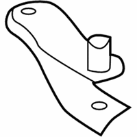 OEM 2017 Nissan Rogue Rear Engine Mount Bracket Right - 11332-4BB1A