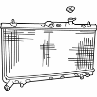 OEM 2002 Hyundai Accent Radiator Assembly - 25310-25Q11