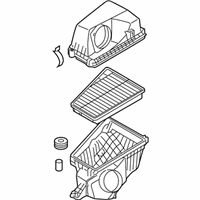 OEM 2010 Hyundai Genesis Cleaner Assembly-Air - 28110-3M000