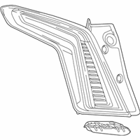 OEM 2022 Cadillac XT5 Tail Lamp - 84514975