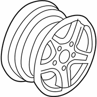 OEM Acura TL Disk, Aluminum Wheel (17X8Jj) (TPMS) (Enkei) - 42700-SEP-A31