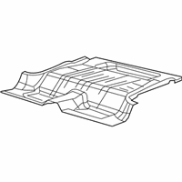 OEM 2018 Jeep Wrangler JK Pan-Rear Floor - 68263391AA