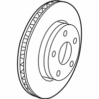 OEM 2016 Chrysler 200 Brake Rotor - 68242659AB