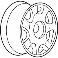 OEM 2000 Cadillac DeVille Wheel, Alloy - 9593263