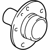 OEM 1997 BMW 540i Drive Flange Hub - 33-41-1-093-371