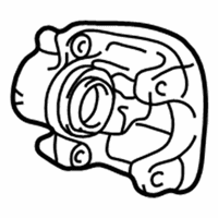 OEM 2000 BMW M5 Disc Brake Caliper Rear Left - 34-21-2-229-703