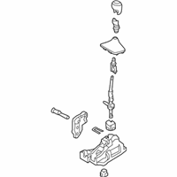 OEM 2014 Hyundai Elantra Coupe Lever Assembly-Manual Transmission - 43700-3X520