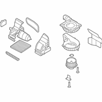 OEM 2017 Hyundai Accent Blower Unit - 97207-1R010