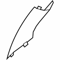 OEM 2011 BMW 750Li xDrive Cover, Column A Left - 51-43-7-903-779