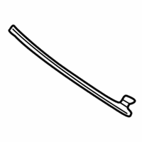 OEM 2002 Honda Accord Sash, L. FR. Door Center (Lower) - 72271-S84-A01