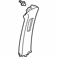 OEM 2003 Honda Odyssey Garnish Assy., R. Quarter Pillar *G50L* (LIGHT FERN) - 84131-S0X-A01ZA