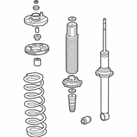 OEM 2004 Acura TSX Shock Absorber Assembly, Rear - 52610-SEC-A02