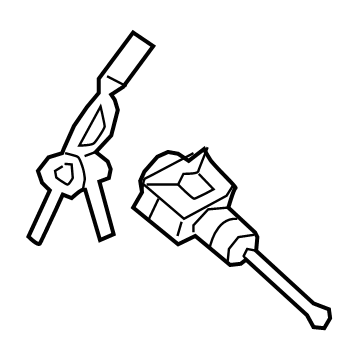 OEM Hyundai Tucson KEY SUB SET-DOOR, LH - 81970-N9A00