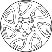 OEM 1999 Toyota Camry Wheel, Alloy - 42611-06120