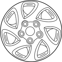 OEM 2000 Toyota Camry Wheel, Alloy - 42611-06120