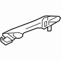 OEM 2018 Lexus RC F Front Door Outside Handle Assembly, Left - 69220-48070-B1