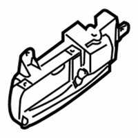 OEM 2008 Nissan Quest Interior Door Handle Assembly, Right - 80670-ZM70B