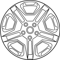 OEM 2021 Toyota RAV4 Wheel, Alloy - 42611-42760