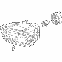 OEM 2001 Acura RL Foglight Unit, Driver Side - 33951-SZ3-A01