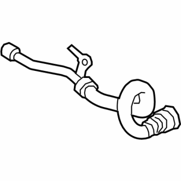 OEM 2021 BMW X5 LINE HEATER RETURN - 17-12-7-536-485