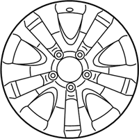 OEM 2019 Toyota Sequoia Wheel, Alloy - 42611-0C231