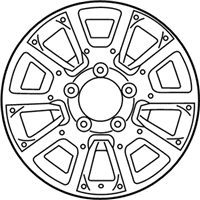 OEM 2020 Toyota Tundra Wheel, Alloy - 42611-0C172