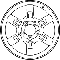 OEM Toyota Tundra Wheel, Alloy - 4260D-0C021