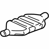 OEM 1998 GMC C3500 Catalytic Converter Assembly (W/ Exhaust Manifold Pipe T - 15733230